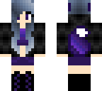 purple wolf girl