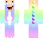 rainbowdino and rainbowhair