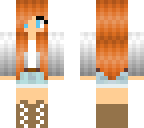 red head with blue eyes