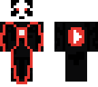 red tron panda