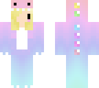 short blonde hair dino girl