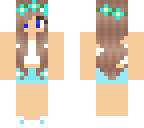 summer girl blue