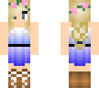 blue dress