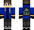 blue hoodie boy with backpack