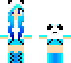 blue panda