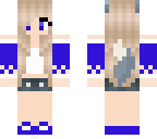 blue wolf girl