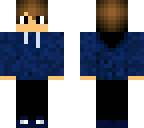boy with a blue sweatshirt