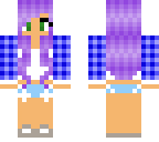 lilac purple hair girl