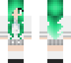 pdh girl with green hair