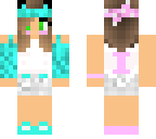 pink and blue