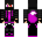 purple and red eye