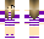 purple brunette