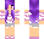 purple haired chick