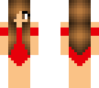 red swimwear