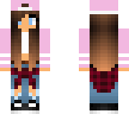 skater girl pink