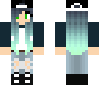 swaggy mc blue hair girl xddddd