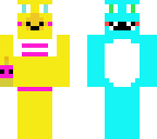 toy chica and toy bonnie