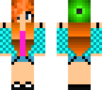 weird orange hair girl