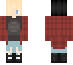 blonde flannel boy