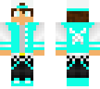 blue cute creeper boy