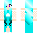 blue hair village girl