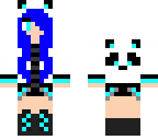blue panda girl- an