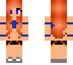 blue red girl