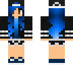 cool blue girl