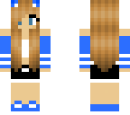 cute blue girl