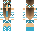 cute blue girl