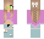 cute braid bow girl