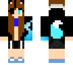 edited wolf blue girl