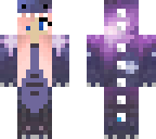 galaxy dinosaur girl