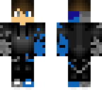half grey blue