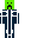 mustache creeper with spacesuit
