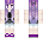 neon purple hair