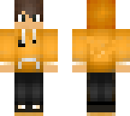 orange hoodie