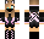 pink and black ninja kitty girl