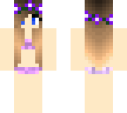 purple bikini