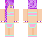 purple bikini