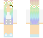 rainbow chibi girl