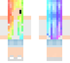 rainbow chibi girl