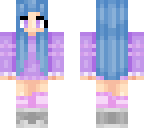 shaded blue haired girl
