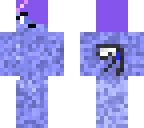 shy blue wolf