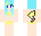 aquatar in her pikachu swimoutfit