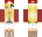 blonde flannel