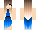 blue fading dress