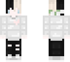 cute grey and black chibi boy