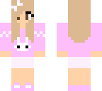 cute pink bunny girl