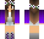 cute purple girl